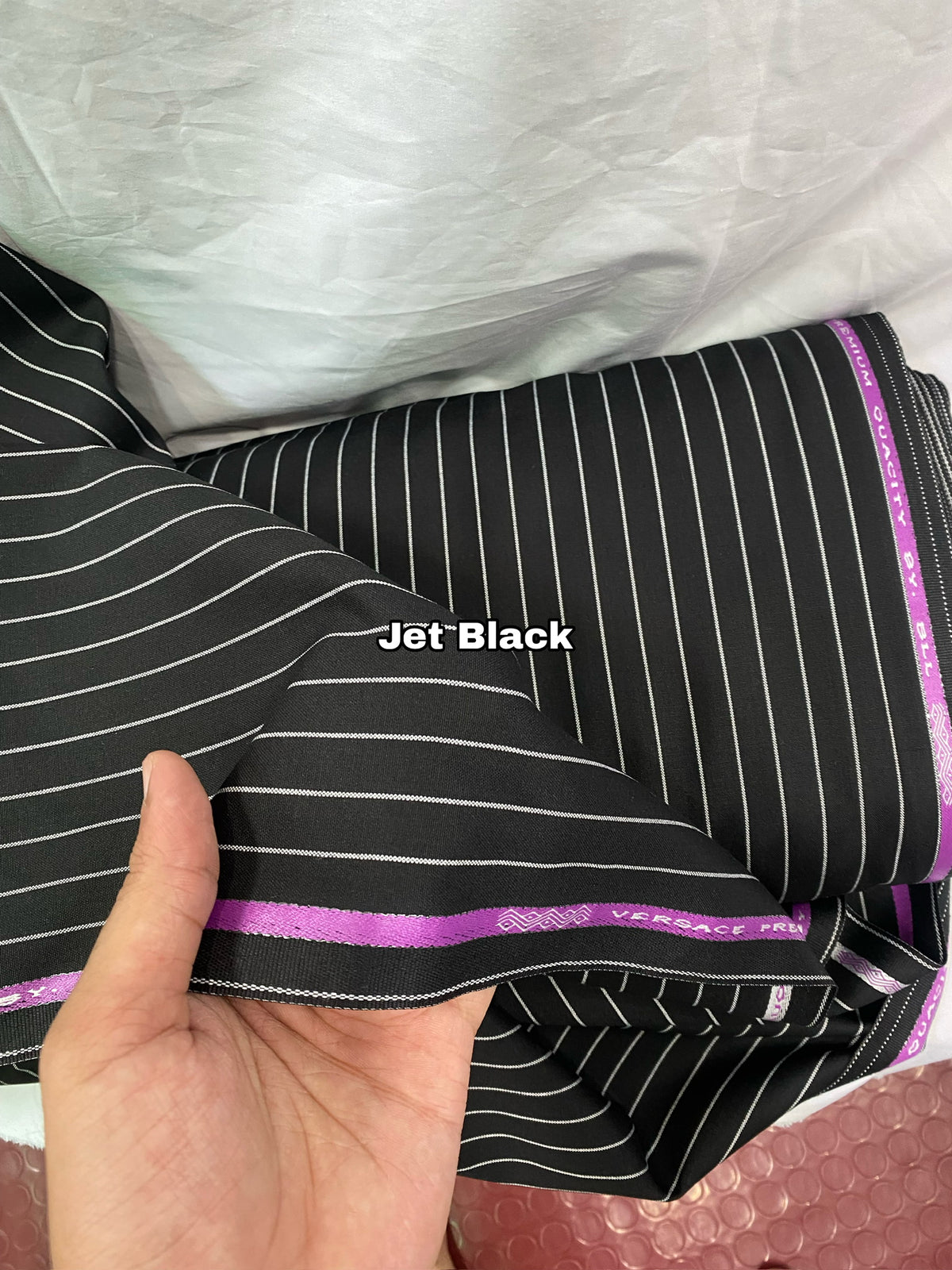 Premium Pinstripe Suiting Fabric